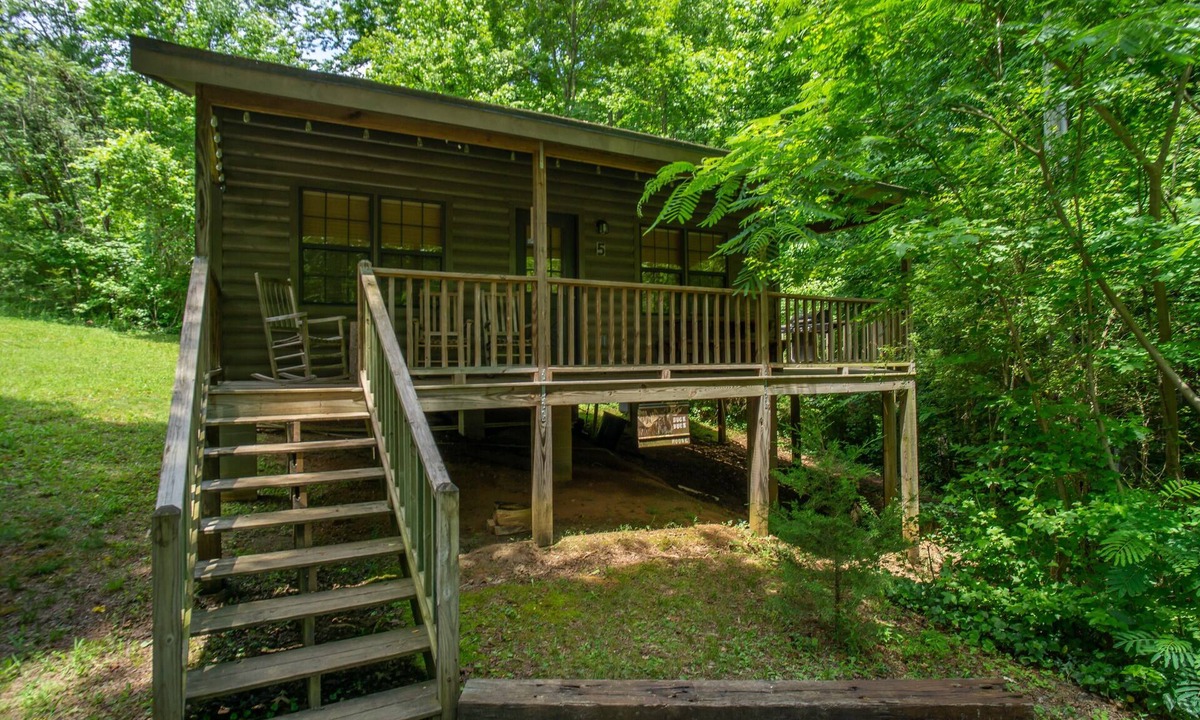 Helen Cabin | In the Woods feel, Walk to Town, Hot tub! Dogs Welcome, Fire Pit
