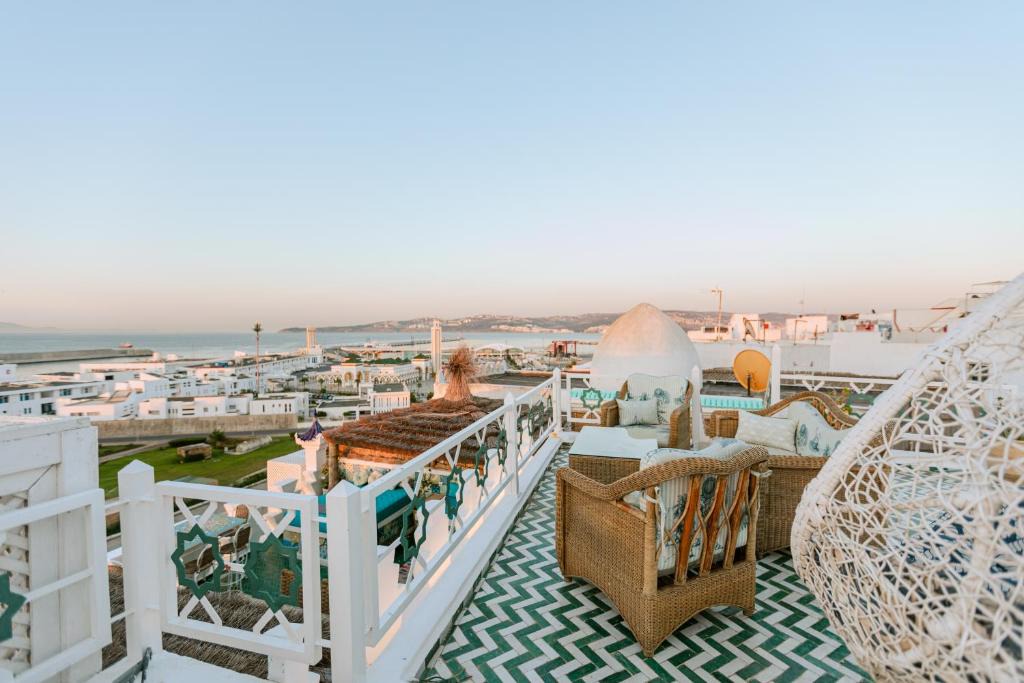 Medina of Tangier Villa | Riad Villa with Mediterranean Sea Views of Spain and Gibraltar