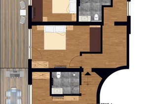 93 m² Apartment ∙ 3 bedrooms ∙ 7 guests