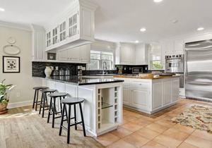 Beautiful Southampton Home with breathtaking waterfront views, front porch,.