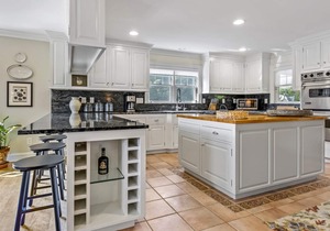 Beautiful Southampton Home with breathtaking waterfront views, front porch,.