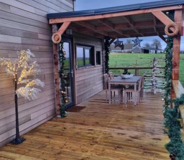 Tinlot Cabin | Tiny housse serenity avec jacuzzi
