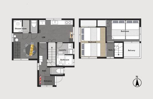 Fushimi Apartment | ミラージュ宿 2025年5月オープン 京都芸術 1軒家貸切