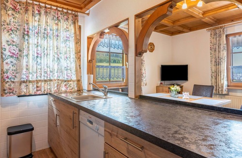 Schollach Apartment | Apartment 'Erdgeschoss' with Mountain View, Private Terrace and Wi-Fi