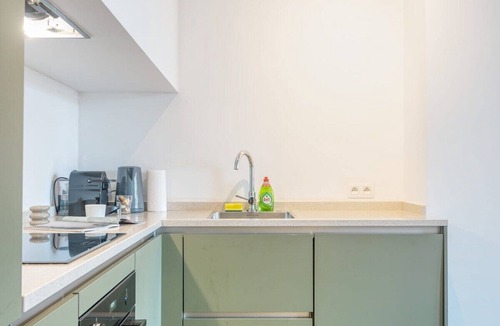 University District Apartment | Bright 1BR Haven in Antwerp with Terrace