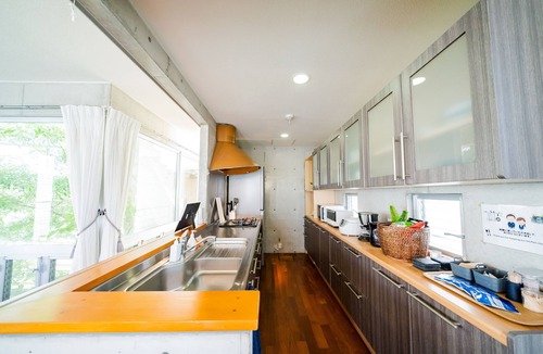 Kadena-cho House | EM tree house surrounding a healing tree