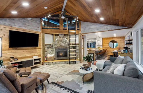 Index Cabin | Riverfront views + Hot tub in Luxe Cabin