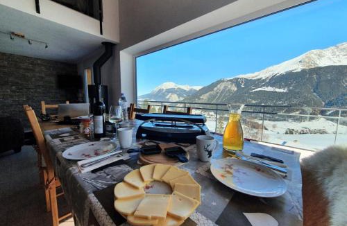 Riom-Parsonz Apartment | Tga Pilu a cozy and modern chalet on Savognin Ski Slopes with wonderful mountains view