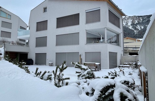 Grisons Apartment | Valmala holiday flat for 5 people and a family dog with fenced garden