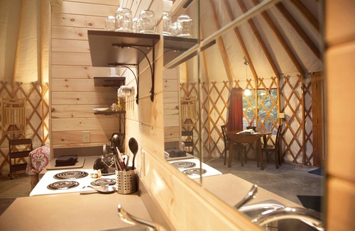 Southwest Harbor Cottage | Yurt Glamping on the Quiet-side of Acadia National Park!
