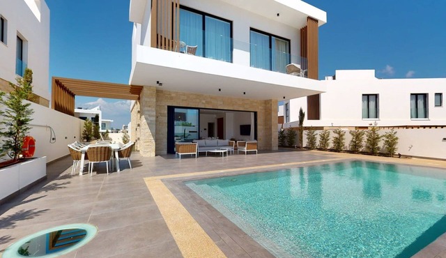 Lavish Cyprus Seaview Villa Moirai | 4 BDR | Private Pool | Prime Location |.