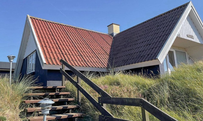 Rindby Strand House | Beautiful home in Fanø with sauna