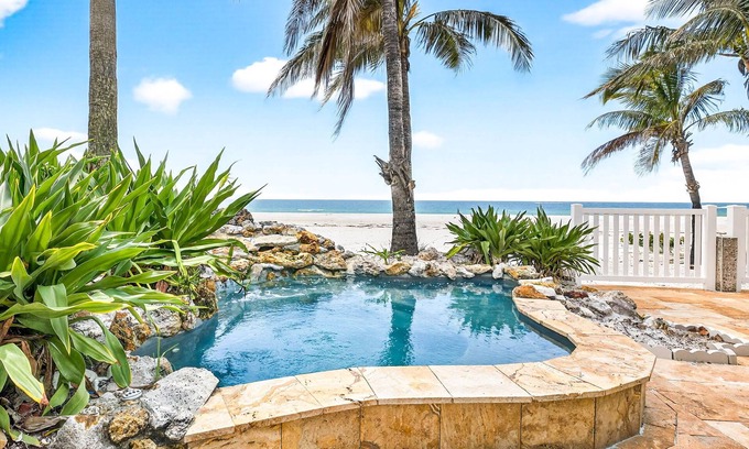 Clearwater Beach House | Gulf Front Dreams | Private Pool | Beachfront