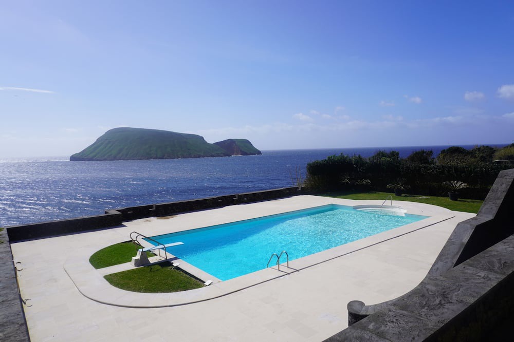 Porto Judeu House | Enormous pool and 180 degree ocean view home for 12