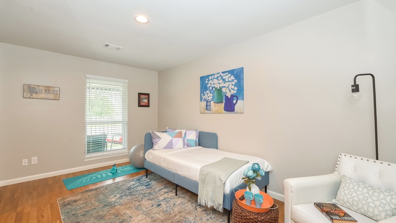 Photo of Bedroom in Spring Shadows