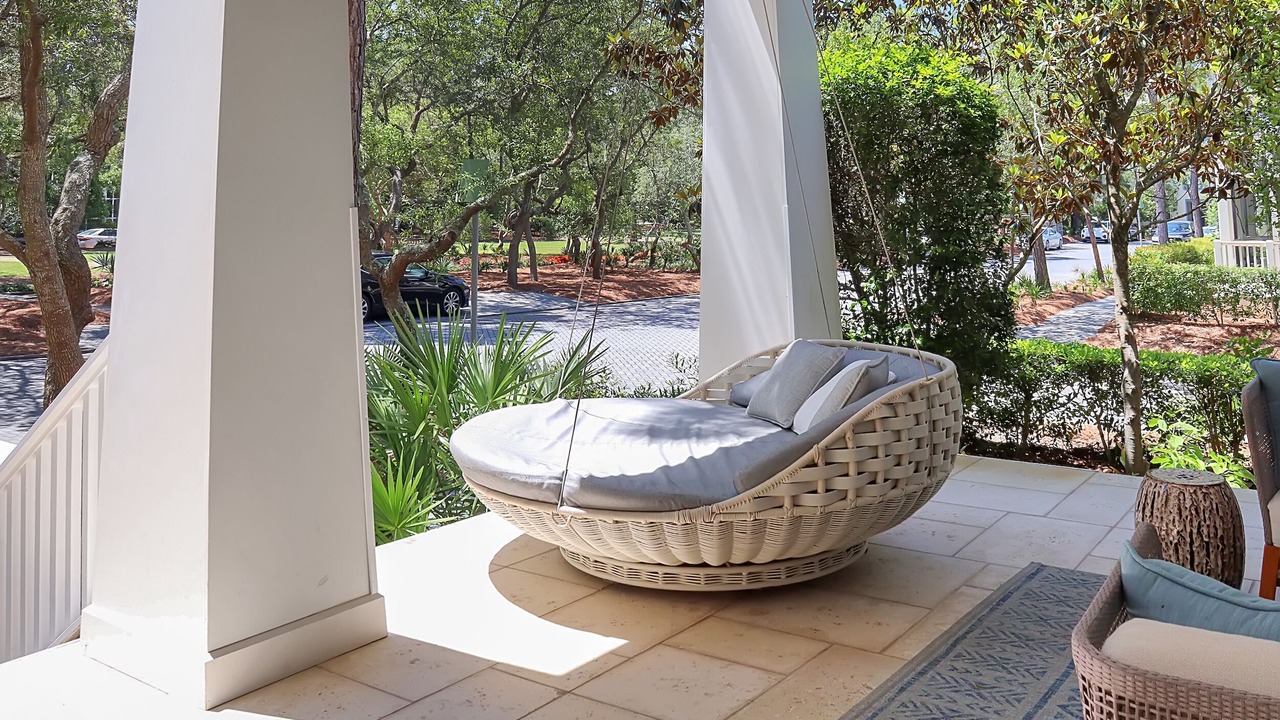 Photo of Patio Balcony in Watercolor