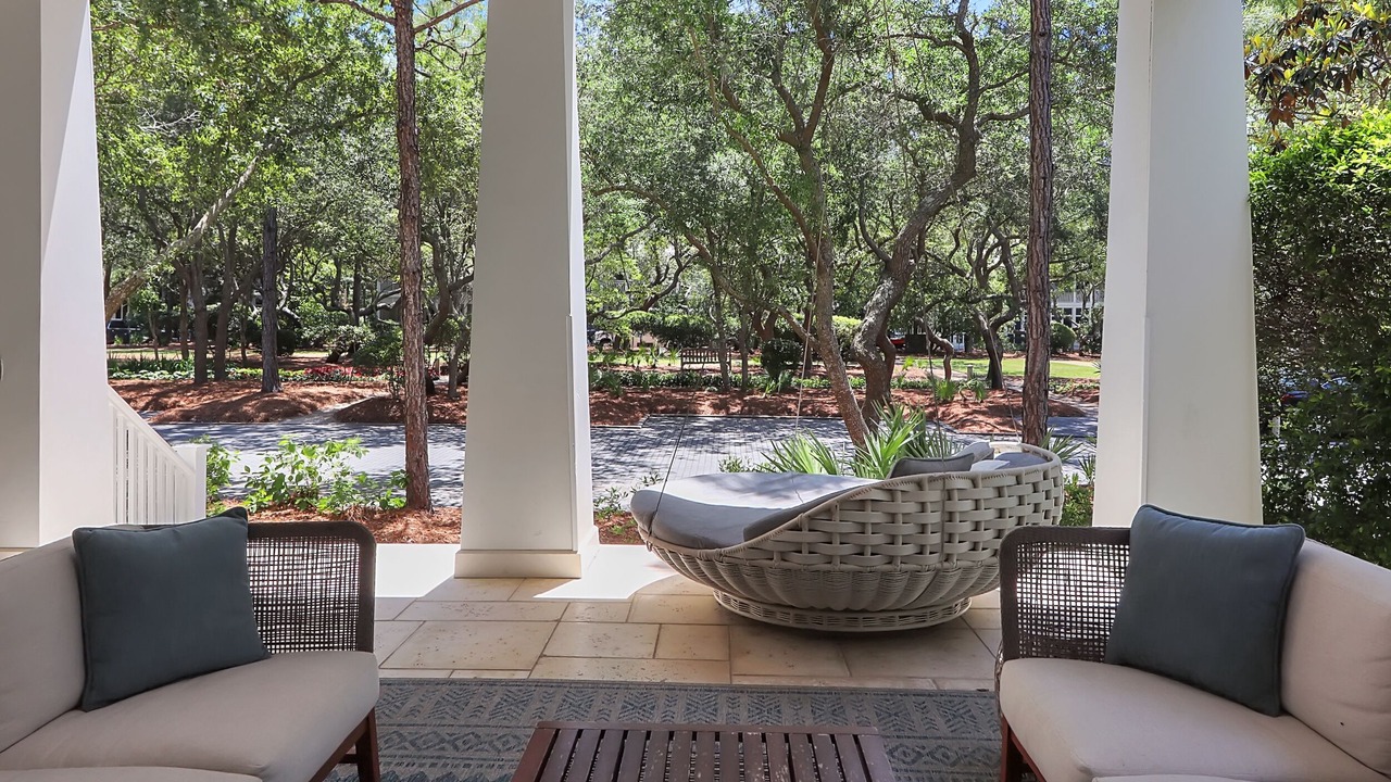 Photo of Patio Balcony in Watercolor