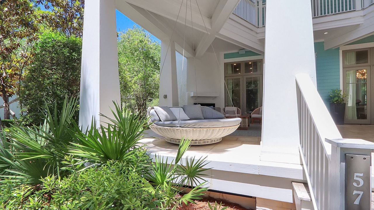 Photo of Patio Balcony in Watercolor
