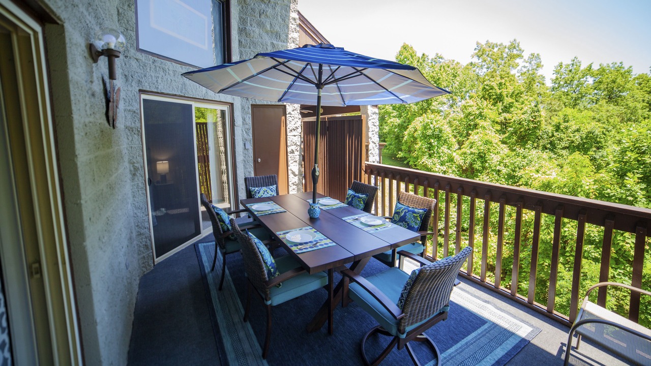 Photo of Patio Balcony in Chalet Village