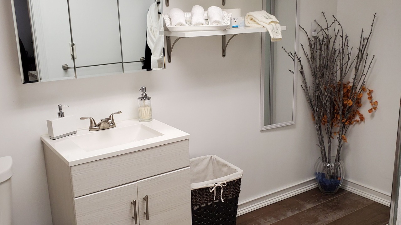 Photo of Bathroom in White