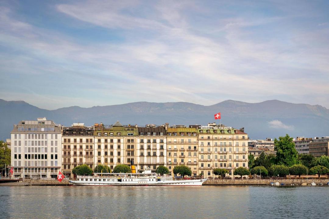 Photo of Buildings in Downtown Geneva
