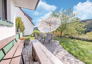 Large holiday apartment near Willingen with private garden and terrace