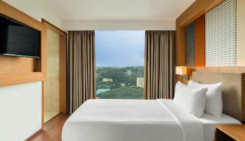 Winter Green Single Room with City View
